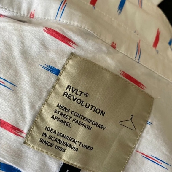 RVLT Revolution Men's Shirt Size L - Picture 6 of 8